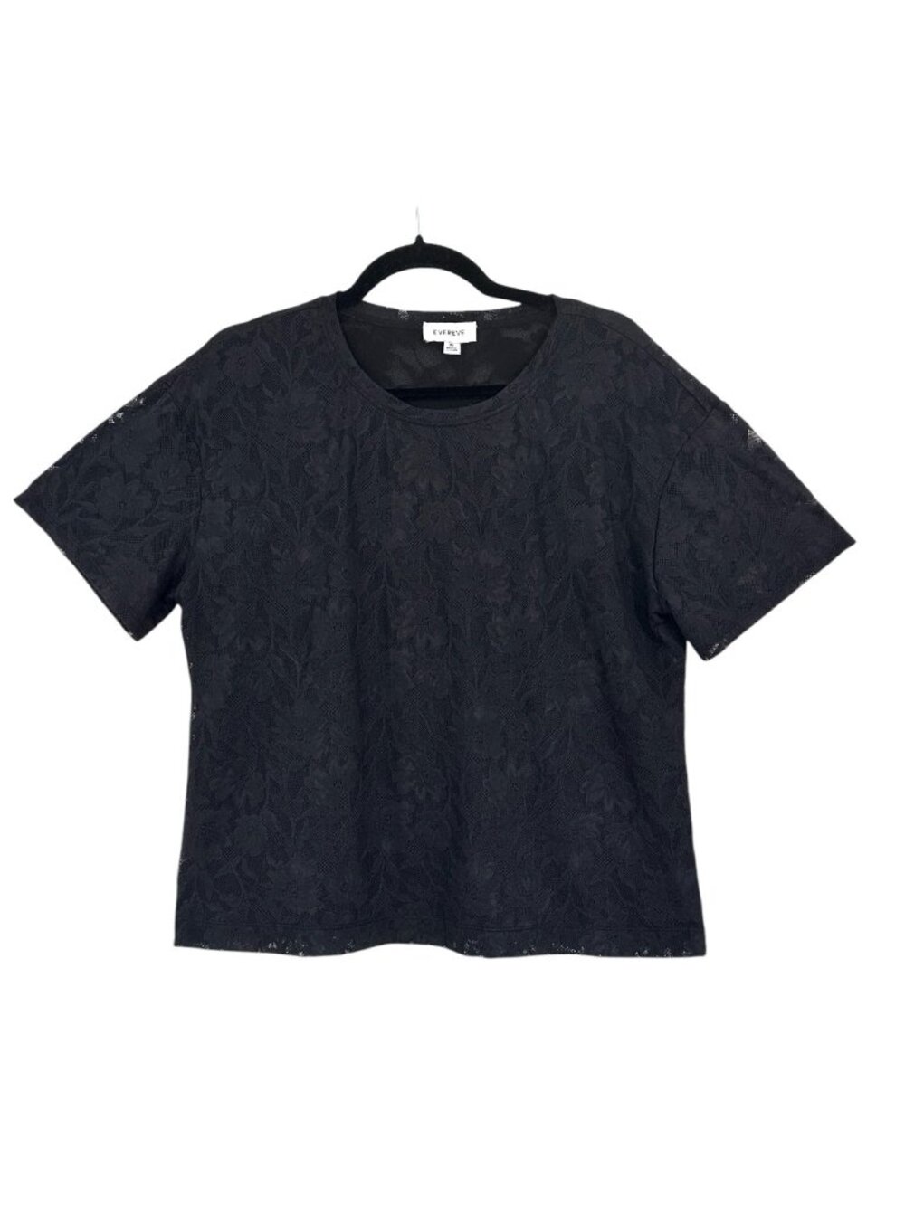 Evereve Lace Crewneck Top